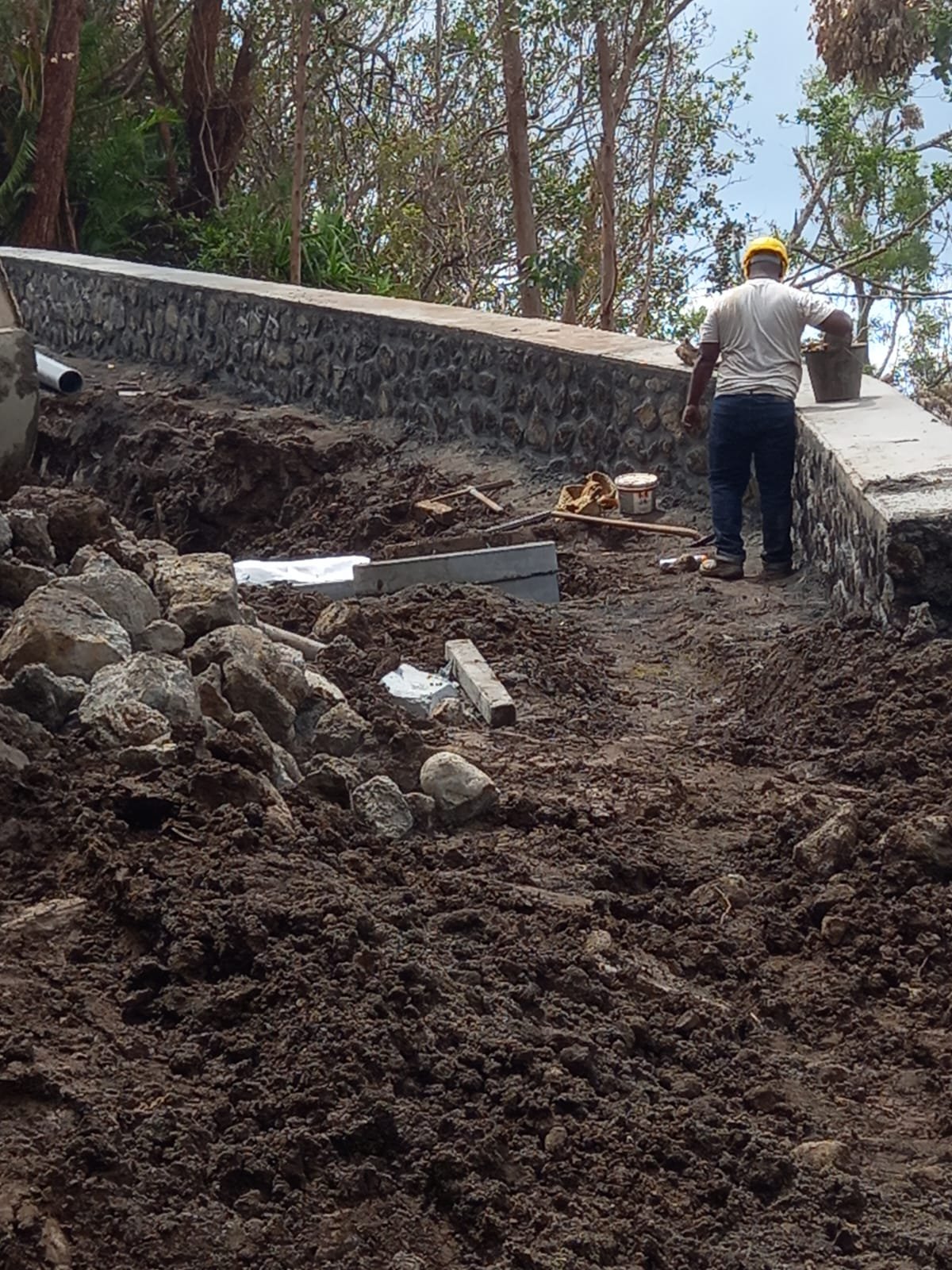 Chantier BTP VRD a La Reunion