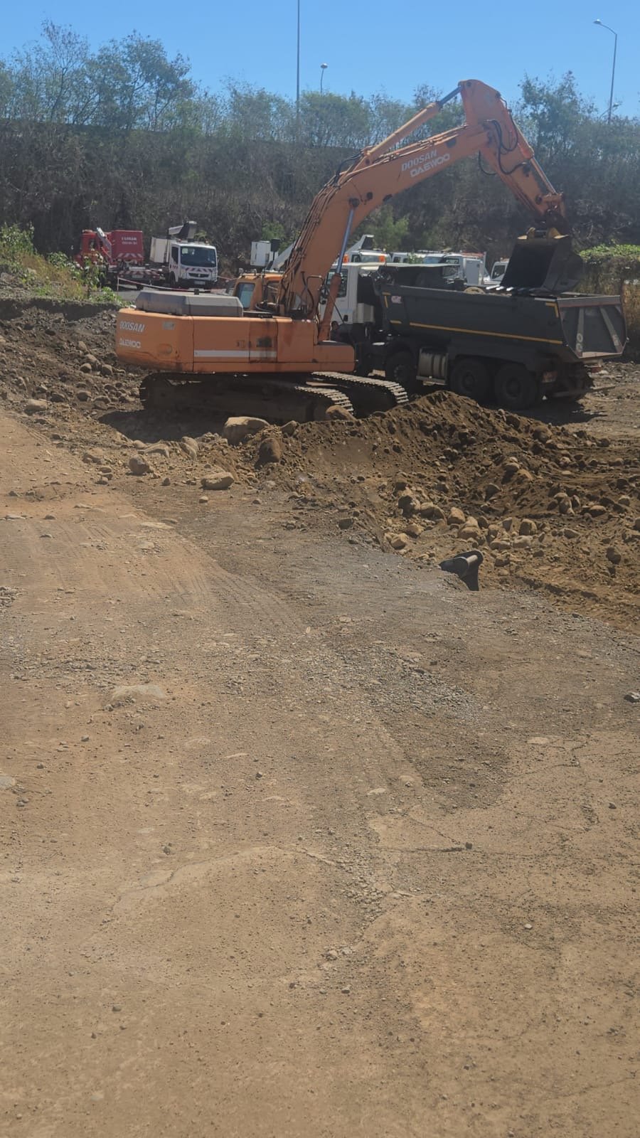 Chantier BTP VRD a La Reunion